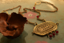 प्रभा ✺ Brass Necklace { 7 }